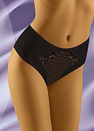 Classic briefs, high quality cotton, lace inlays, stripes